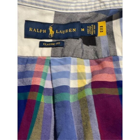 Ralph Lauren short sleeve button from M multicolored classic fit - Picture 4 of 5
